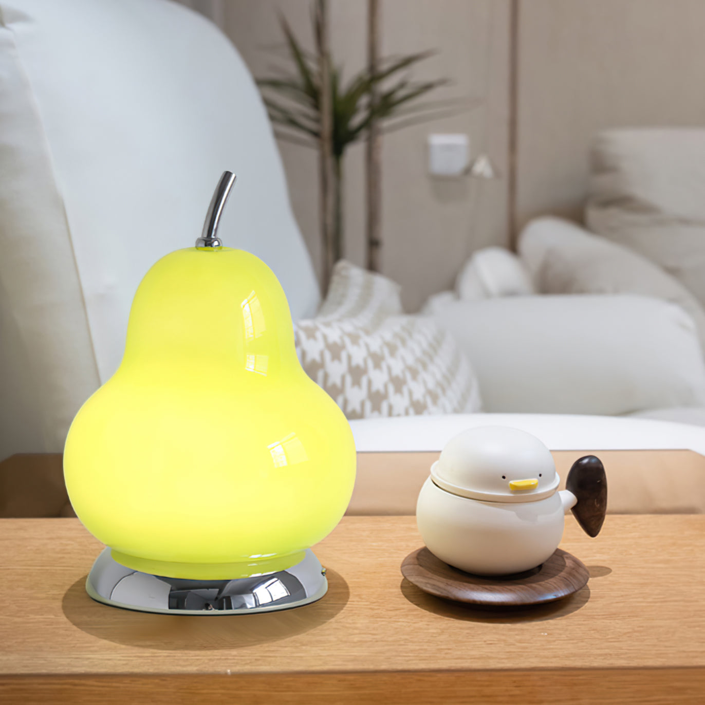 RadiantPear - Portable Glass Table Lamp