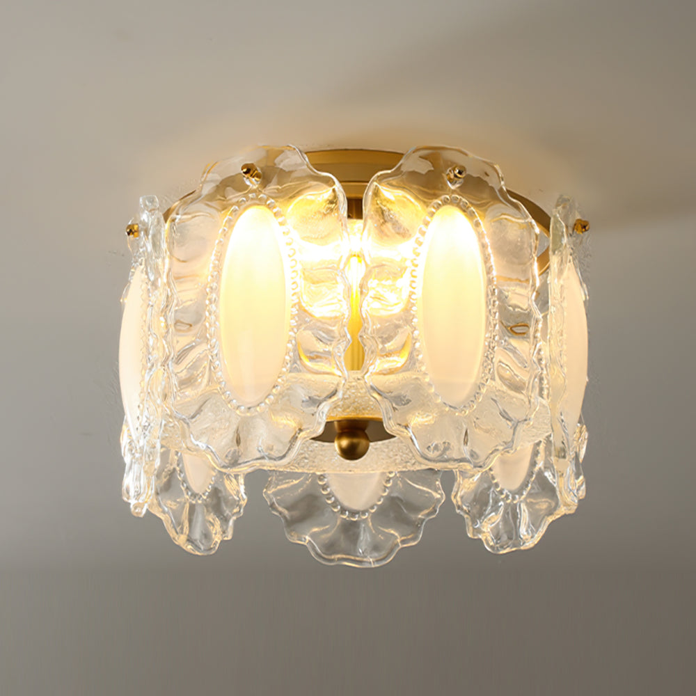 PetalAura - Ceiling Lamp with Soft Petal Features and Subtle Luxe Radiance