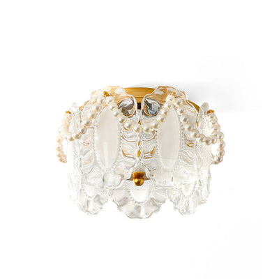 PetalAura - Ceiling Lamp with Soft Petal Features and Subtle Luxe Radiance