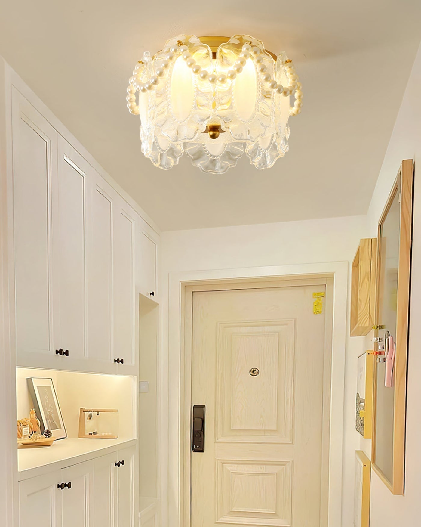 PetalAura - Ceiling Lamp with Soft Petal Features and Subtle Luxe Radiance