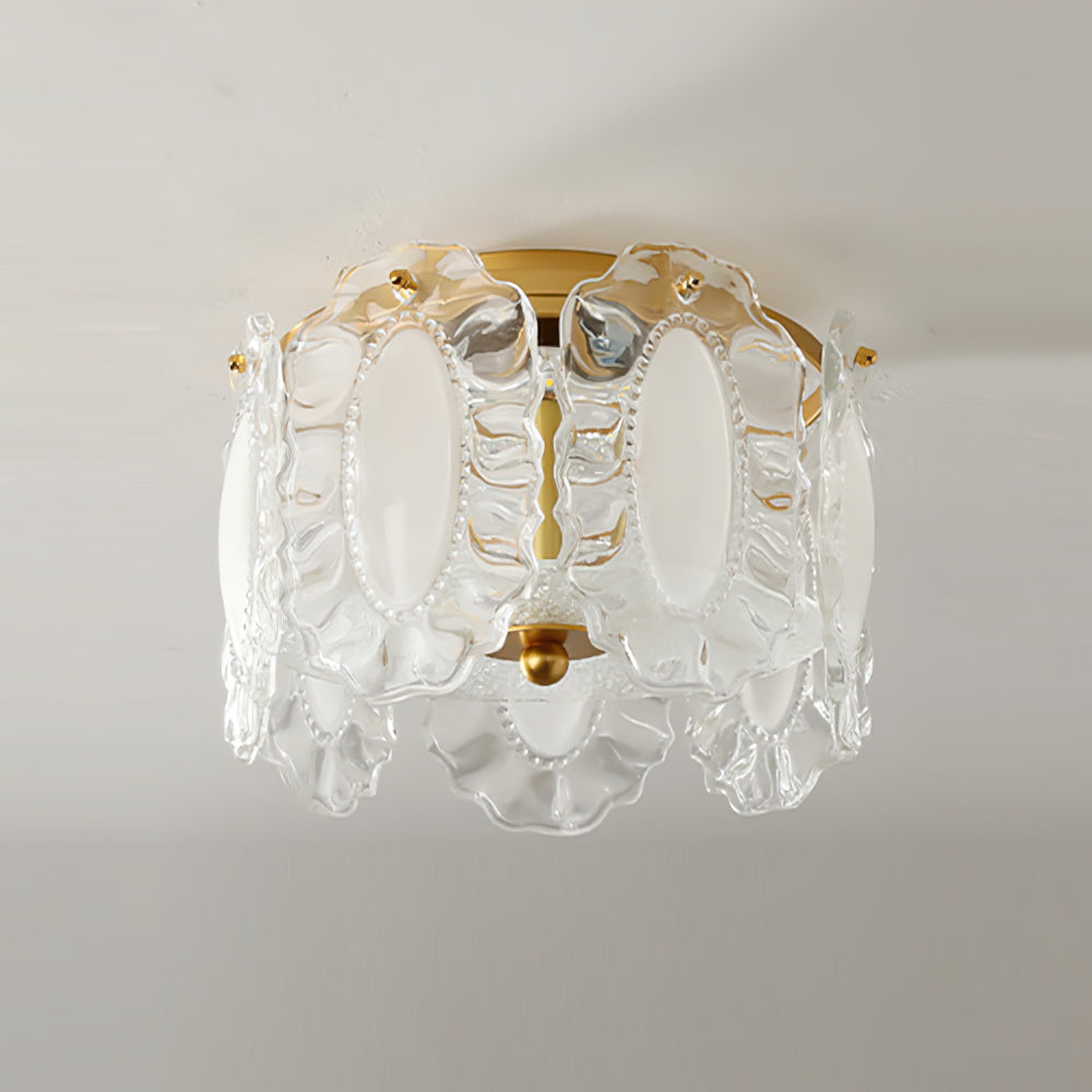 PetalAura - Ceiling Lamp with Soft Petal Features and Subtle Luxe Radiance