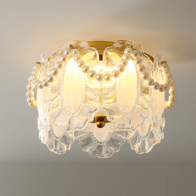 PetalAura - Ceiling Lamp with Soft Petal Features and Subtle Luxe Radiance