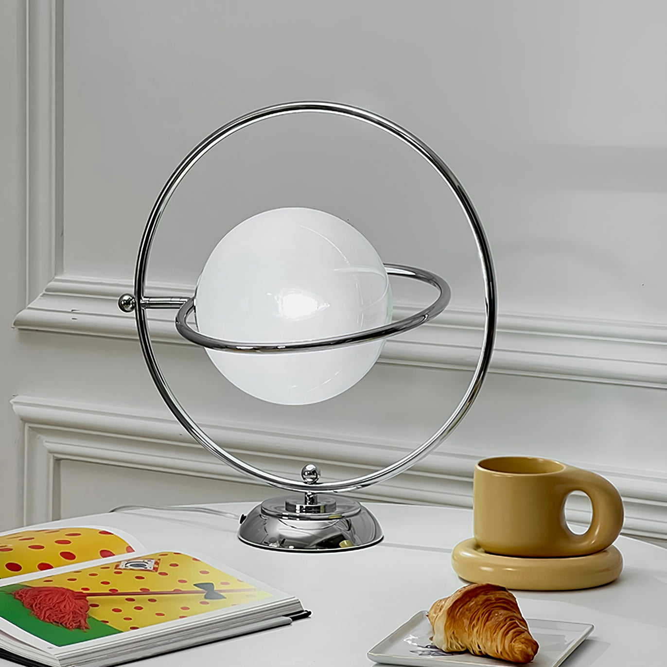 CosmicGlow - Table Lamp with Cosmic Design and Subtle Lighting