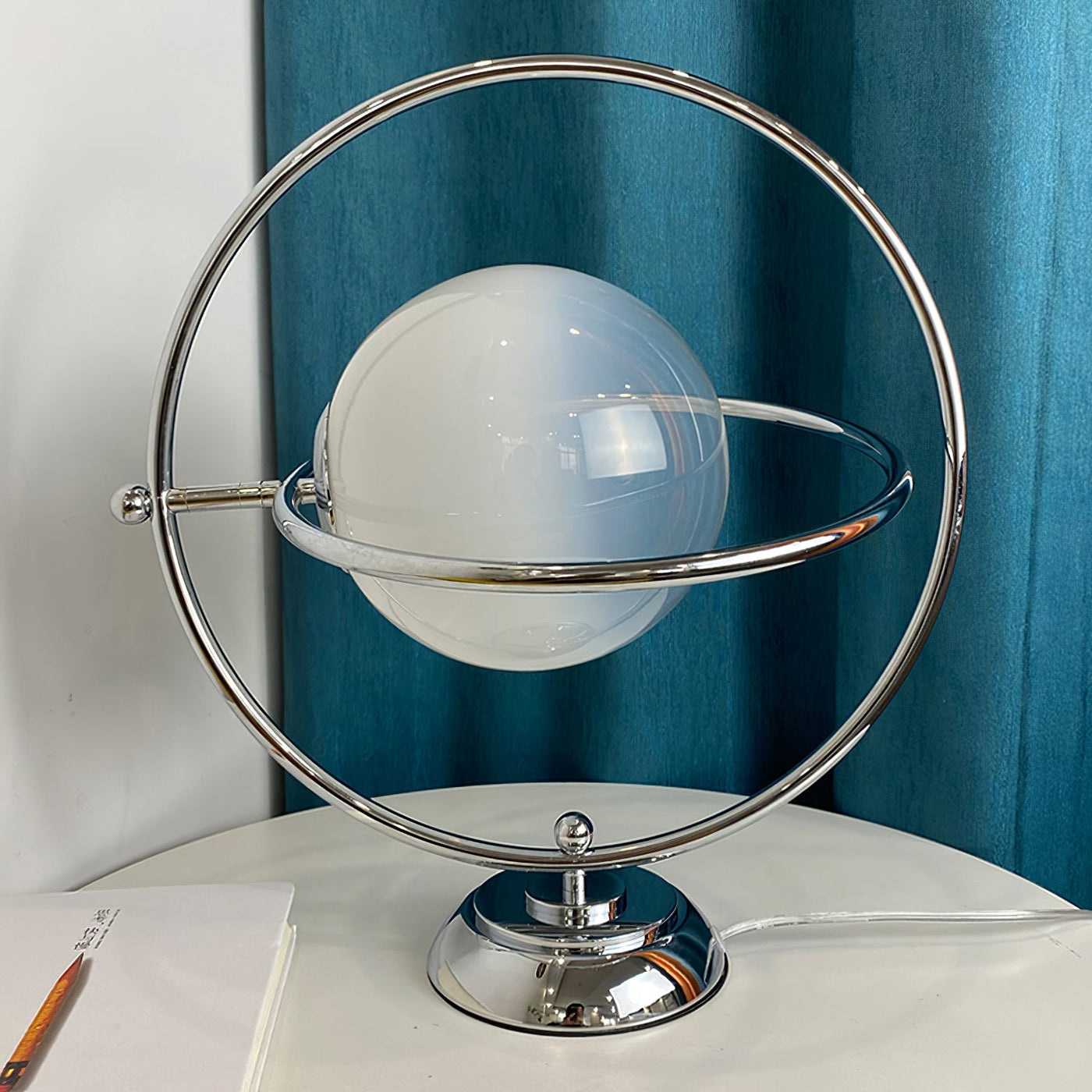 CosmicGlow - Table Lamp with Cosmic Design and Subtle Lighting