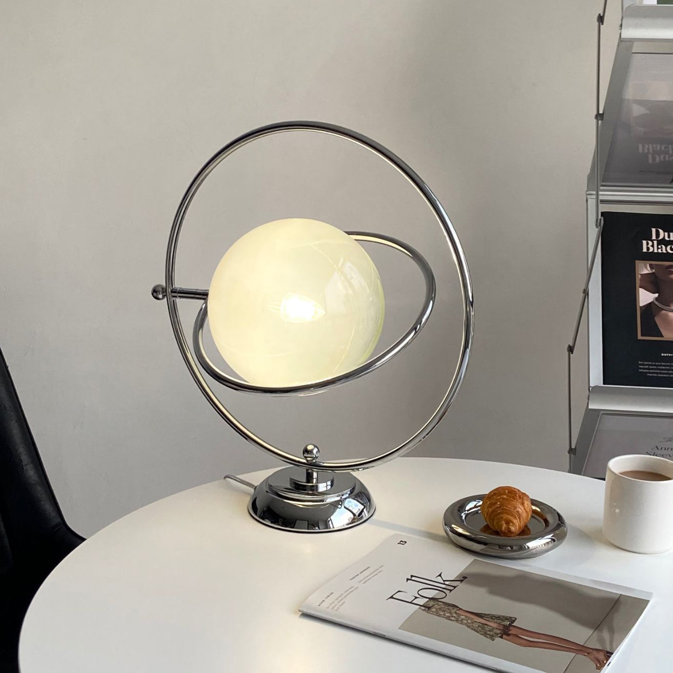 CosmicGlow - Table Lamp with Cosmic Design and Subtle Lighting