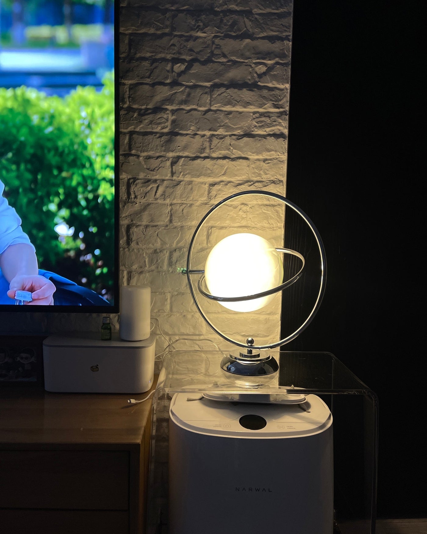 CosmicGlow - Table Lamp with Cosmic Design and Subtle Lighting