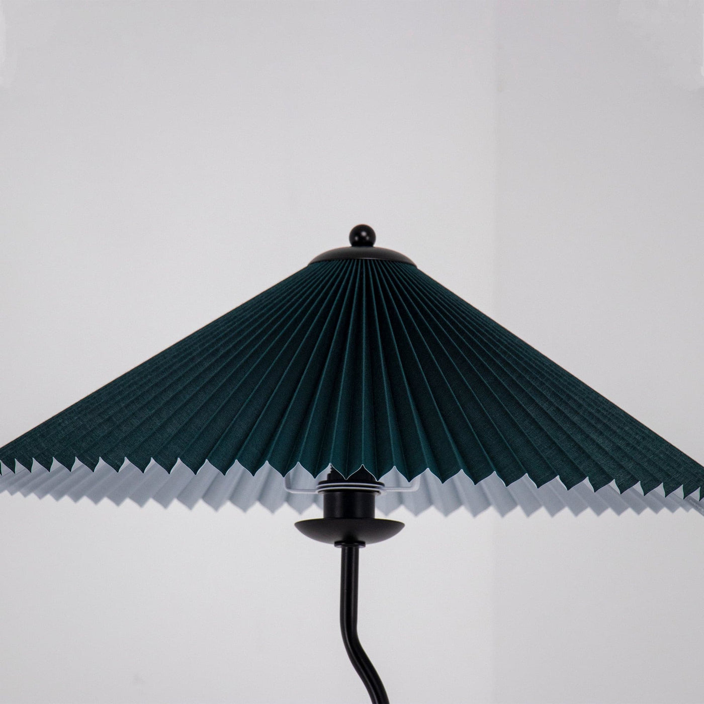 LuxeFold - Table Lamp with Premium Pleated Shade and Wooden Accent