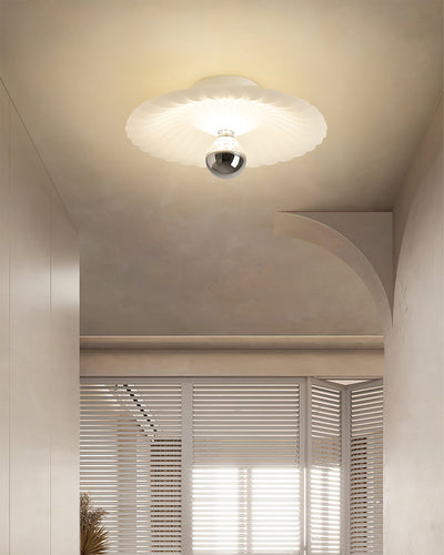 LuxePleat - Ceiling Lamp with Detailed Folds and Cozy Glow