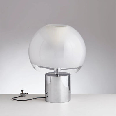 FusionGlow – Retro-Inspired Table Lamp with Glass Base