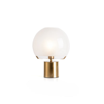 FusionGlow – Retro-Inspired Table Lamp with Glass Base