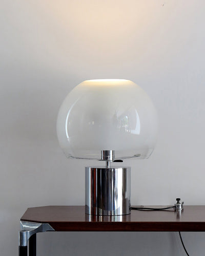 FusionGlow – Retro-Inspired Table Lamp with Glass Base