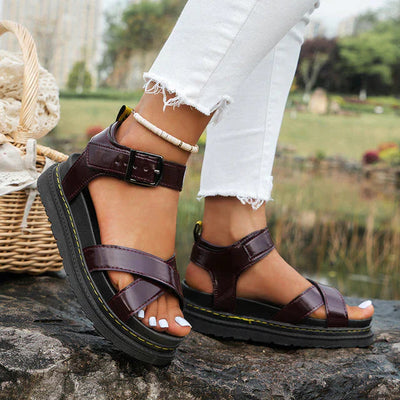 Premium Orthopedic Women's Sandals with Ergonomic Support and Adjustable Velcro – Stylish Comfort for Everyday Wear