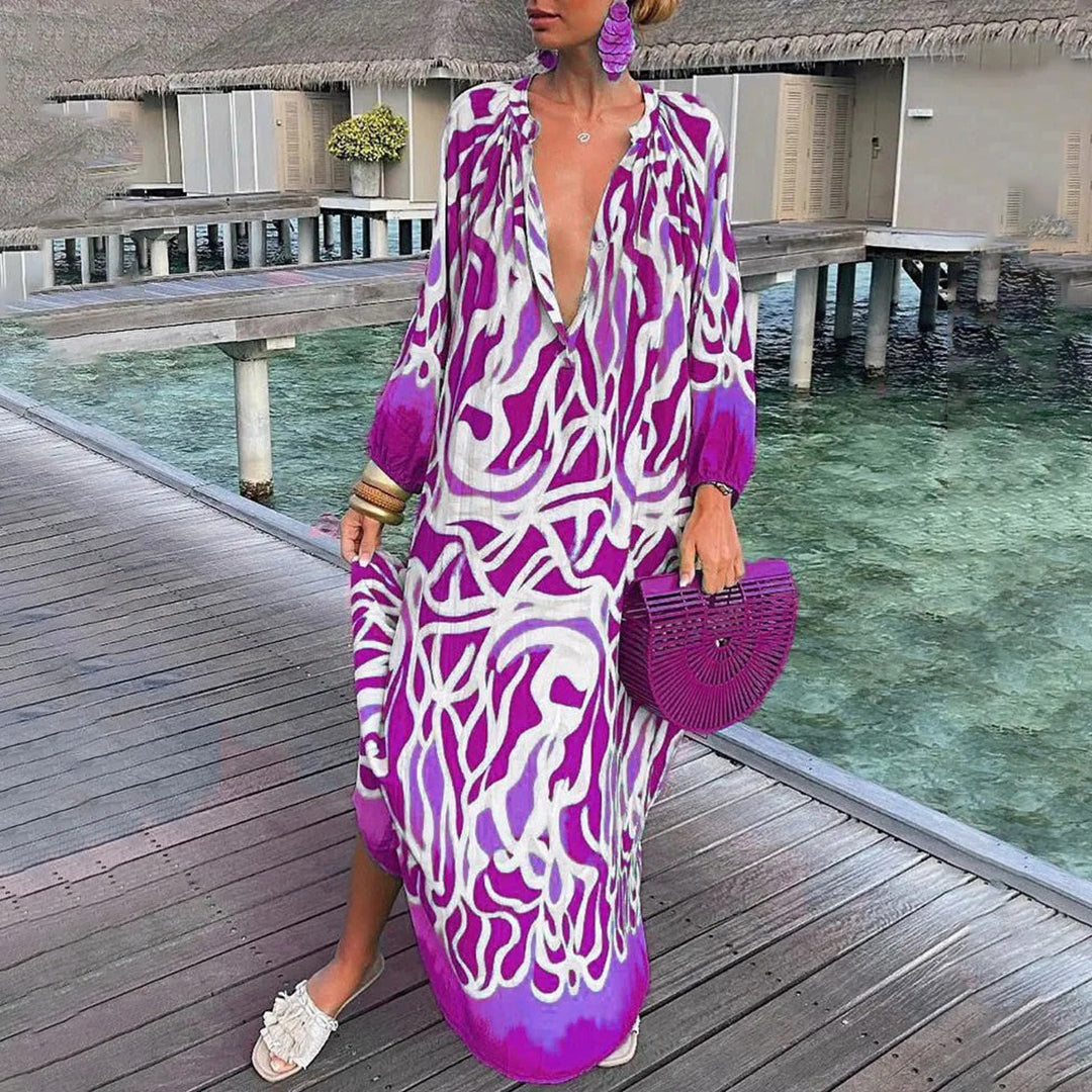 Lightweight Boho Womens Dress - Summer Comfort & Style, Soft Polyester