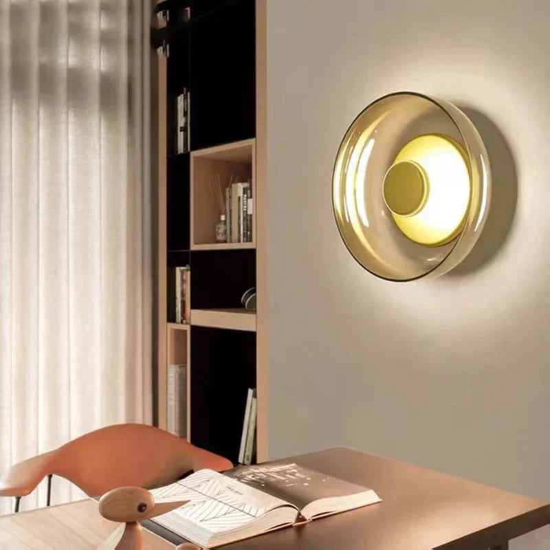 AuraLoom – Minimalist Ceiling Light with Warm Illumination