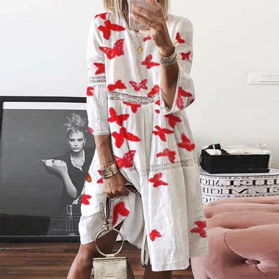 Elegant Lace Summer Dress for Women, Comfortable Casual Maxi Style
