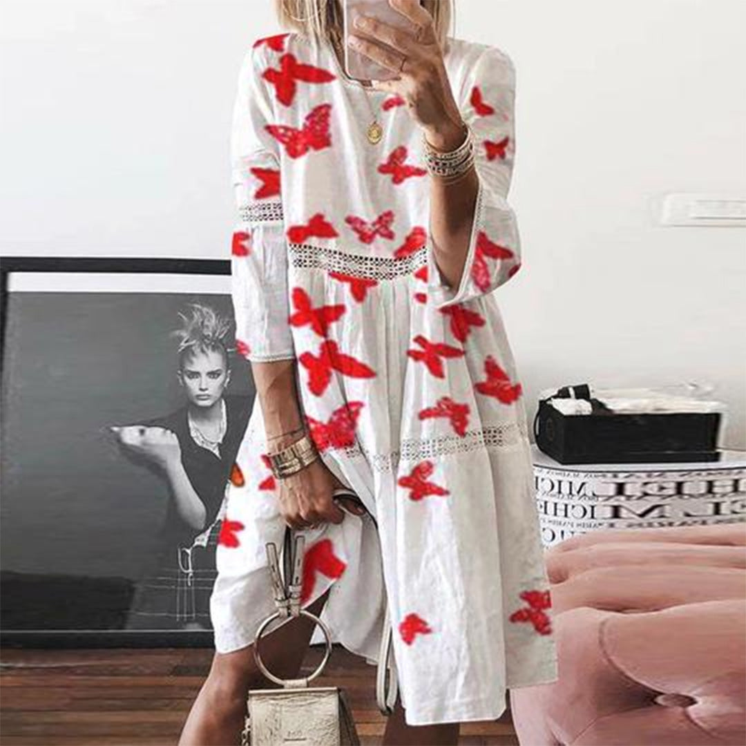 Elegant Lace Summer Dress for Women, Comfortable Casual Maxi Style