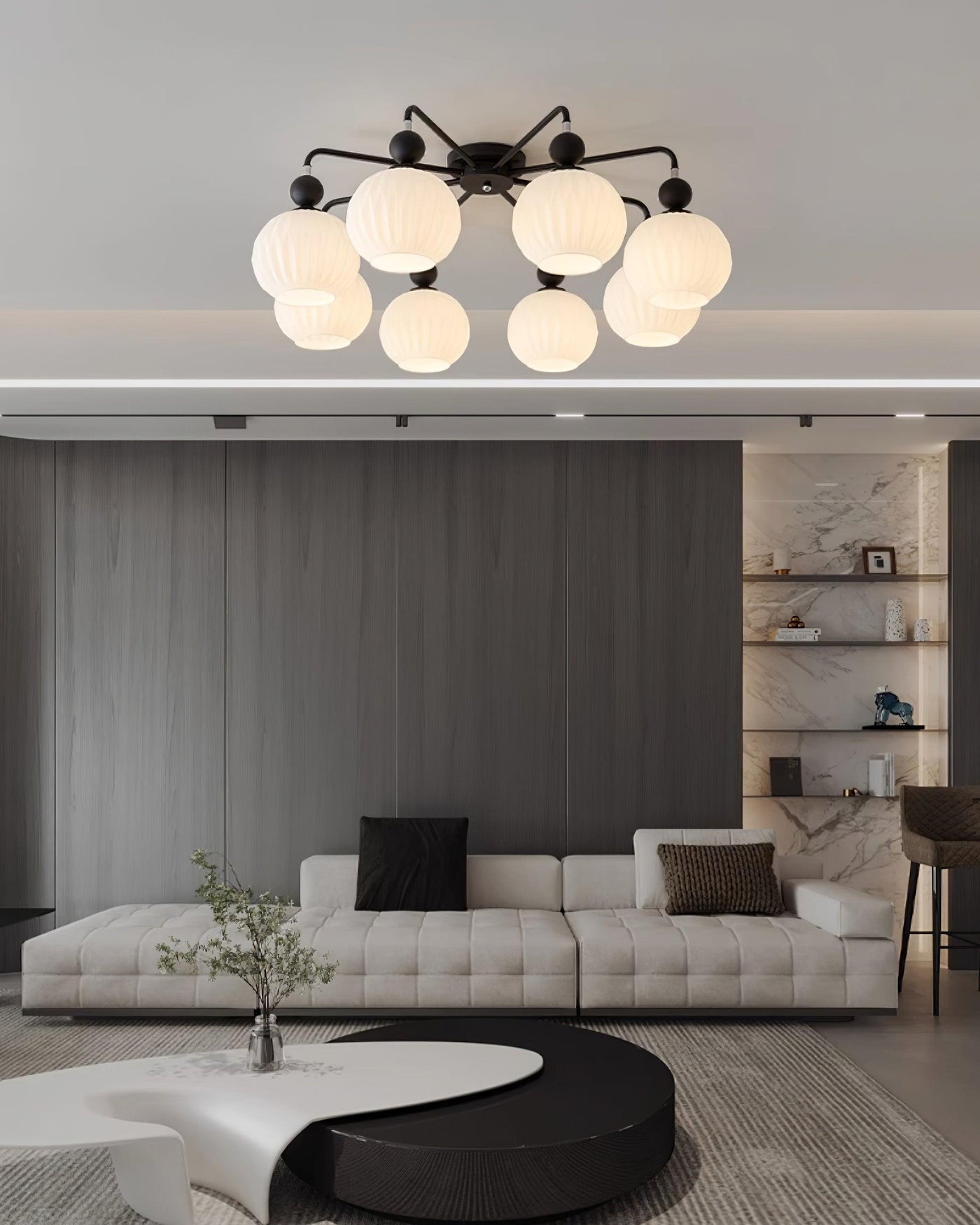 LuxeAura - Ceiling Lamp with Renee-Inspired Design and Warm Light