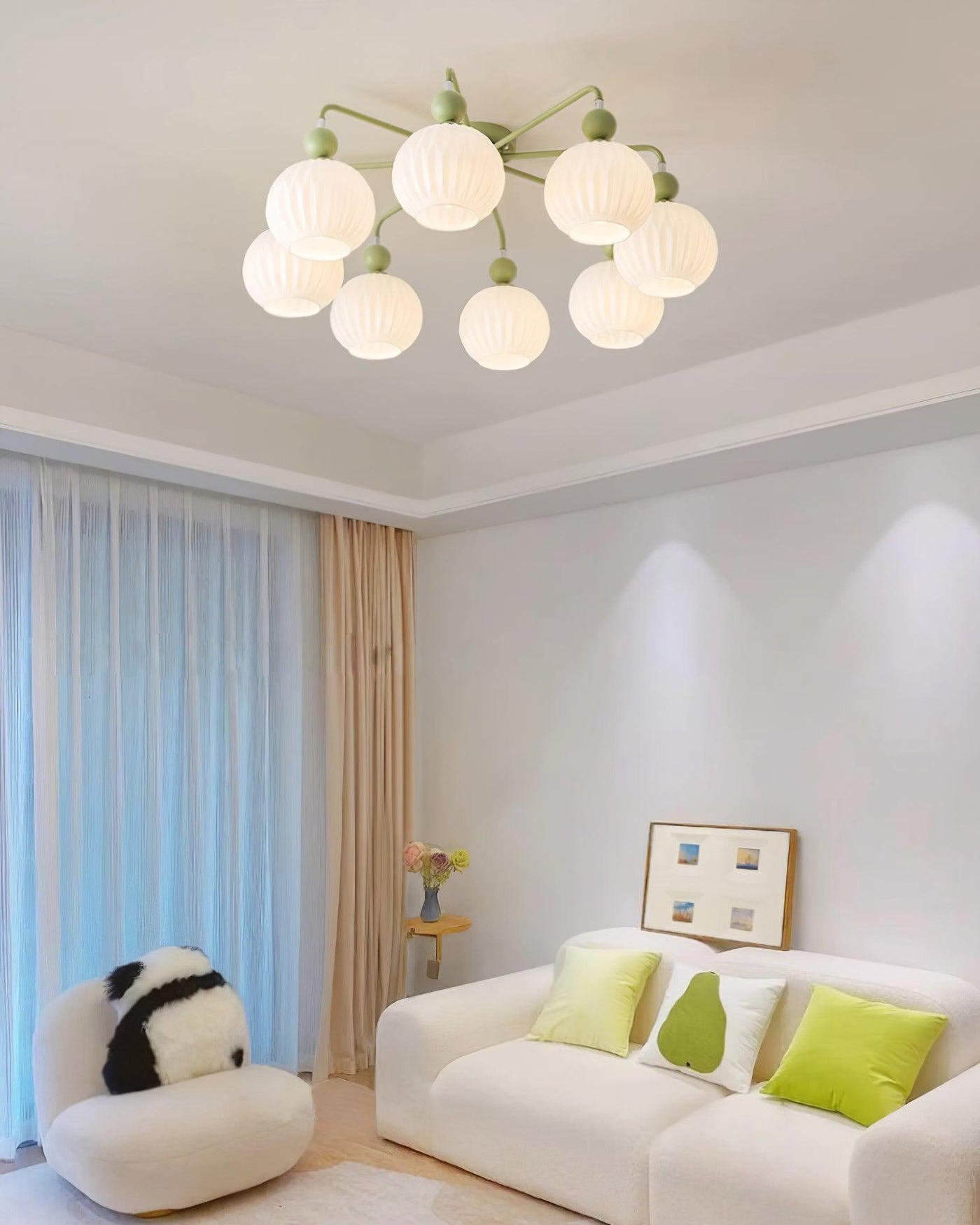 LuxeAura - Ceiling Lamp with Renee-Inspired Design and Warm Light