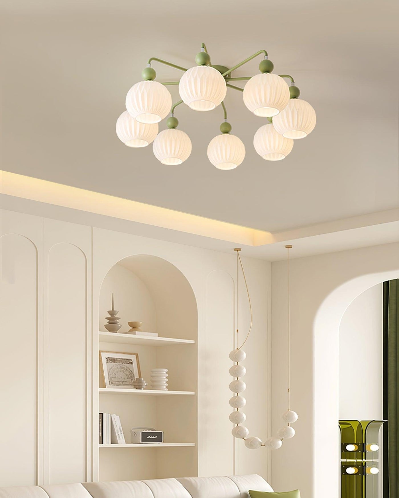 LuxeAura - Ceiling Lamp with Renee-Inspired Design and Warm Light