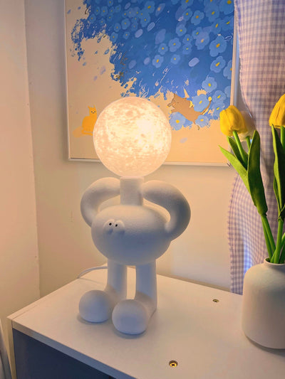 RoboLuxe - Table Lamp with Robot-Inspired Design and Cozy Illumination