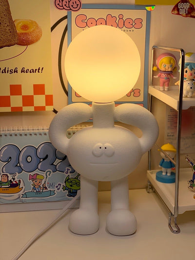 RoboLuxe - Table Lamp with Robot-Inspired Design and Cozy Illumination