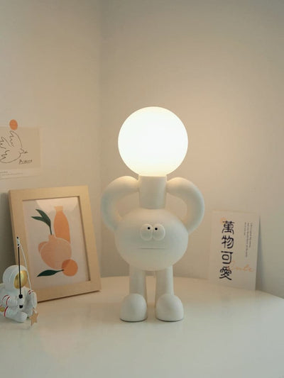 RoboLuxe - Table Lamp with Robot-Inspired Design and Cozy Illumination