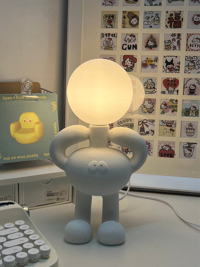 RoboLuxe - Table Lamp with Robot-Inspired Design and Cozy Illumination