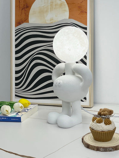 RoboLuxe - Table Lamp with Robot-Inspired Design and Cozy Illumination