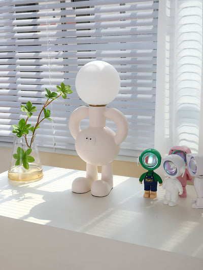 RoboLuxe - Table Lamp with Robot-Inspired Design and Cozy Illumination