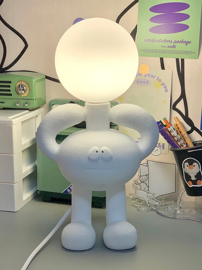 RoboLuxe - Table Lamp with Robot-Inspired Design and Cozy Illumination