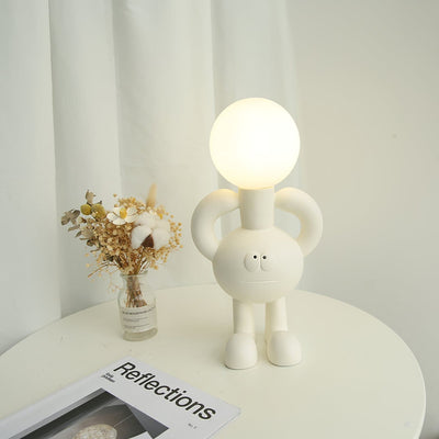 RoboLuxe - Table Lamp with Robot-Inspired Design and Cozy Illumination