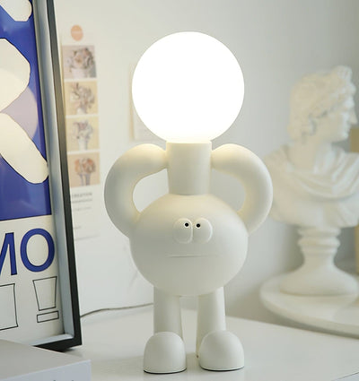 RoboLuxe - Table Lamp with Robot-Inspired Design and Cozy Illumination