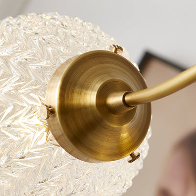 RetroGlow - Ceiling Lamp with Vintage Glass Style and Warm Ambience