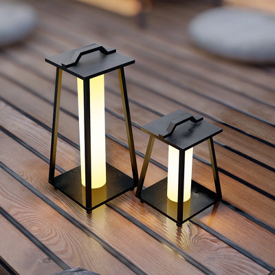 Roam Portable Outdoor Light - Durable Stainless Steel Garden Lights with Warm Acrylic Shade