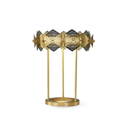 LuxeCrimson - Table Lamp with Timeless Design and Warm Red Elegance