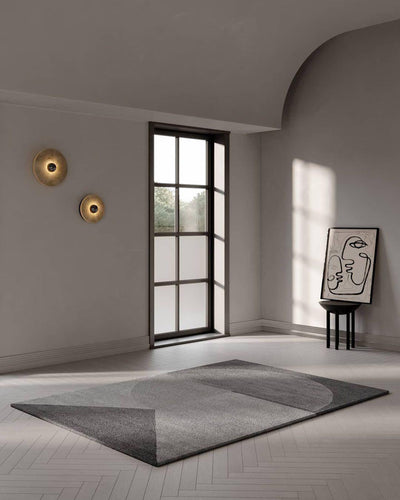LuxeMarble – Round Marble Wall Lamp for Chic Illumination