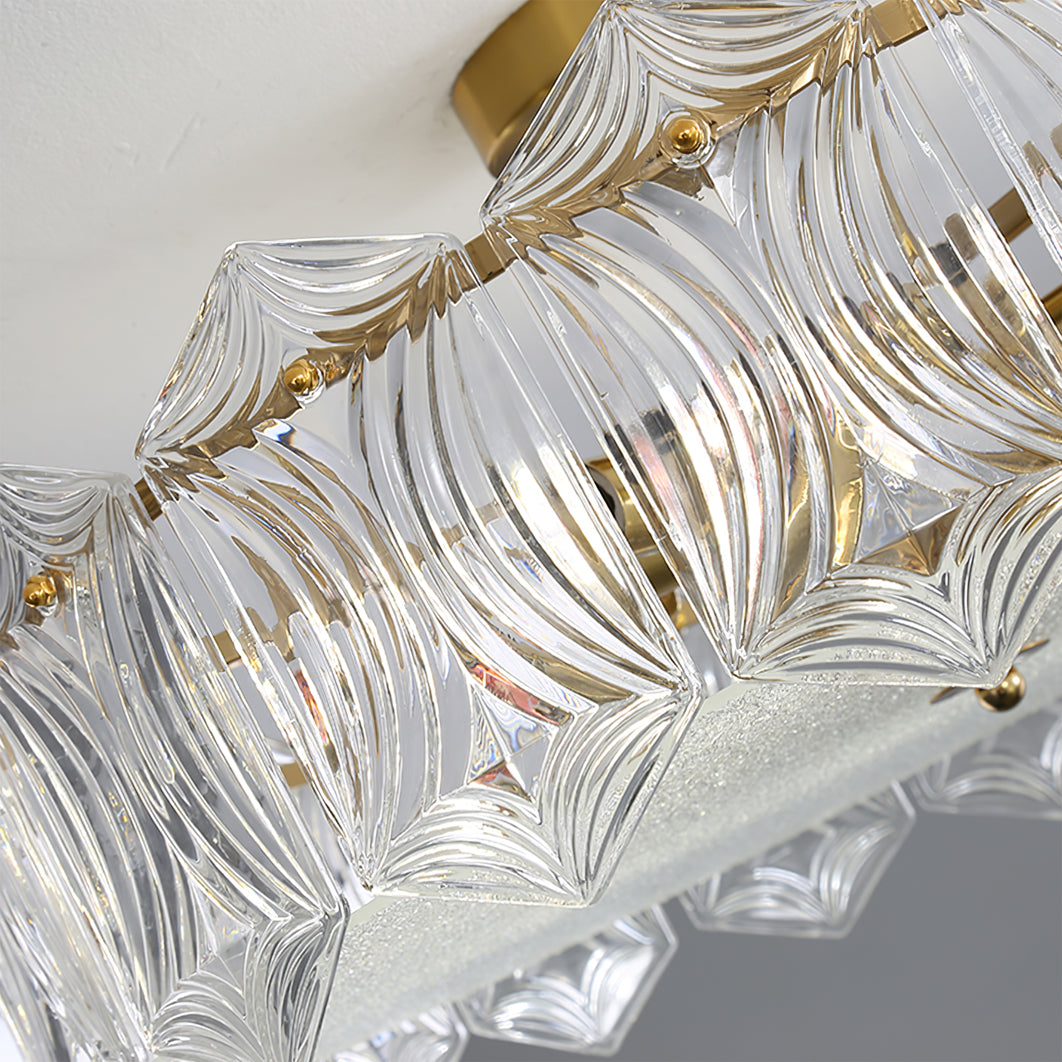 RubyAura - Sophisticated Round Ceiling Fixture