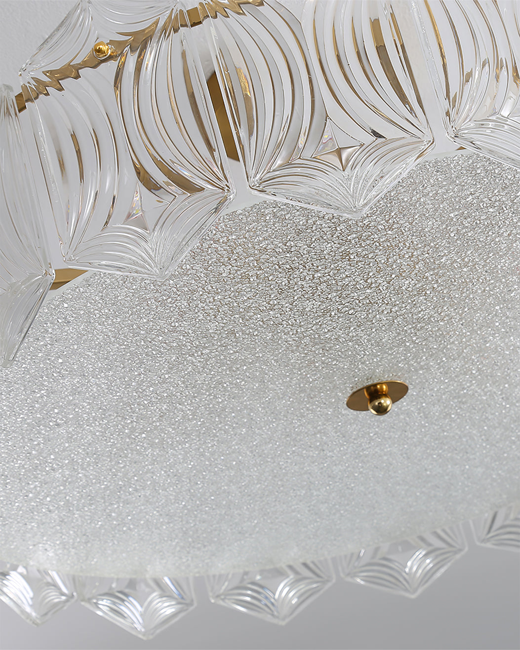 RubyAura - Sophisticated Round Ceiling Fixture
