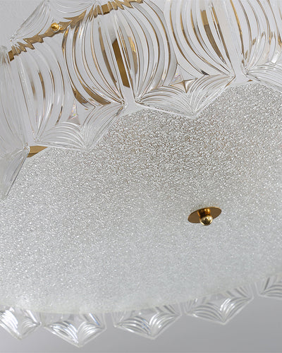 RubyAura - Sophisticated Round Ceiling Fixture