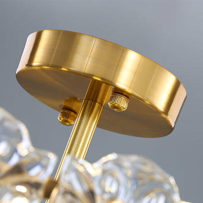 RubyAura - Sophisticated Round Ceiling Fixture