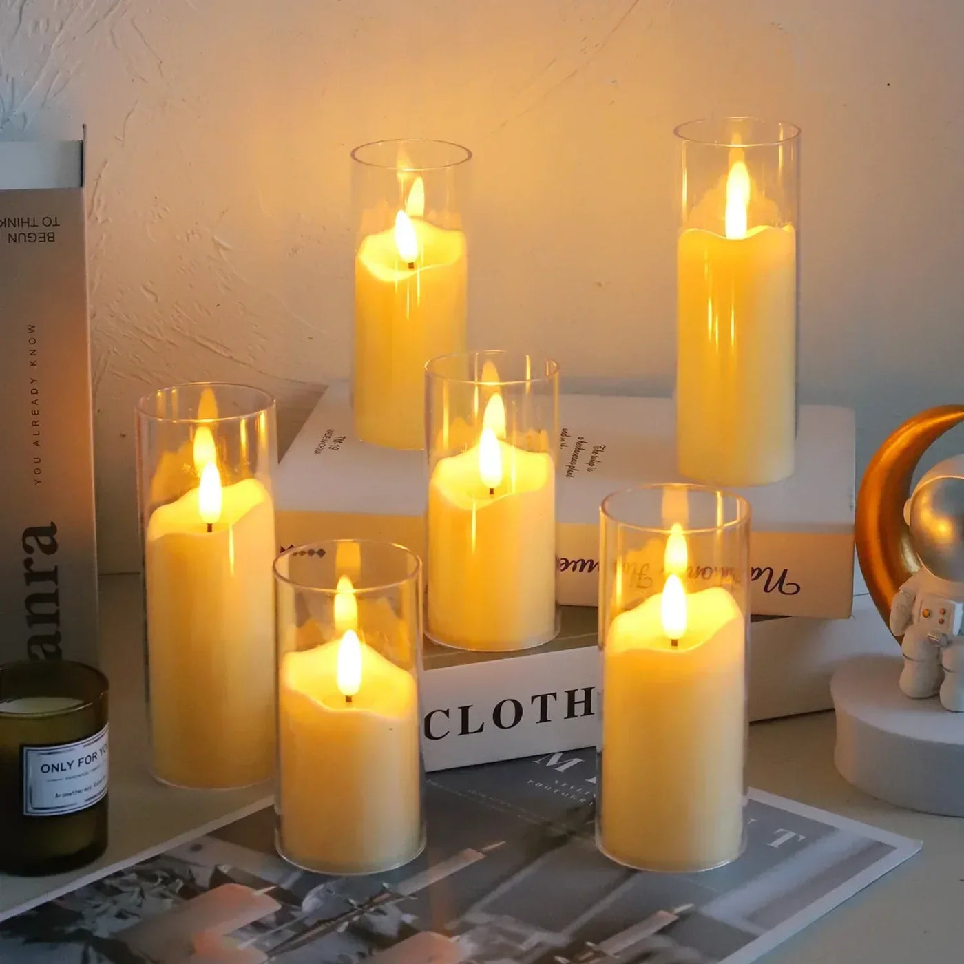 EternaFlame - Acrylic Flameless Electric Candles