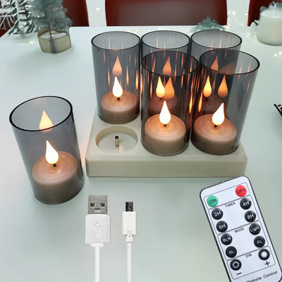 FlickerLuxe - LED Candles with Flickering Effect