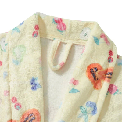 BloomCocoon – Luxurious House Robe with a Touch of Blossom