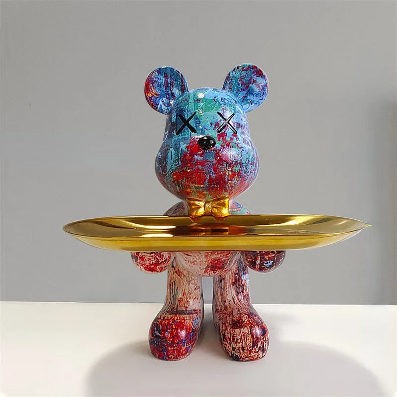 BearServe - Bear Sculpture with Tray