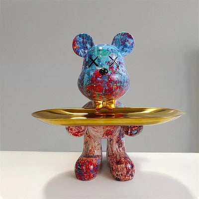 BearServe - Bear Sculpture with Tray