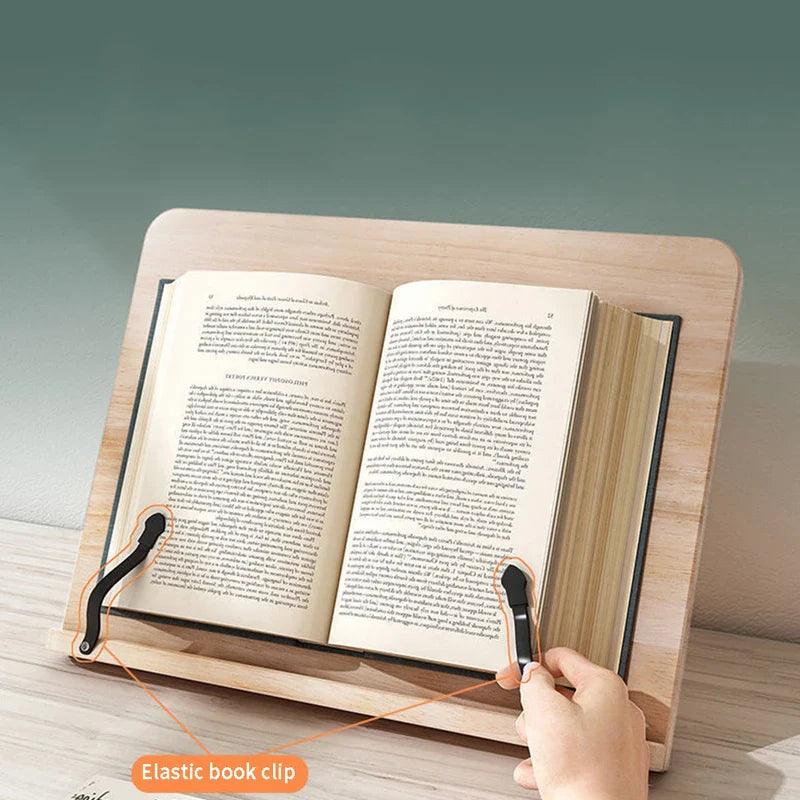 NaturalEase - Wooden Tablet Holder