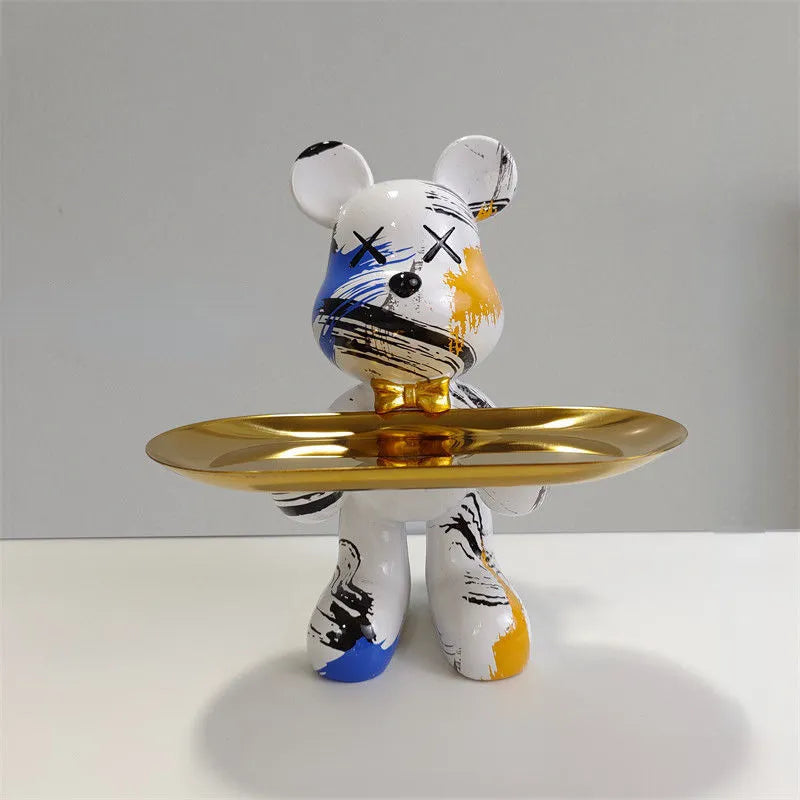 BearServe - Bear Sculpture with Tray