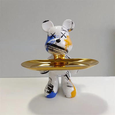 BearServe - Bear Sculpture with Tray