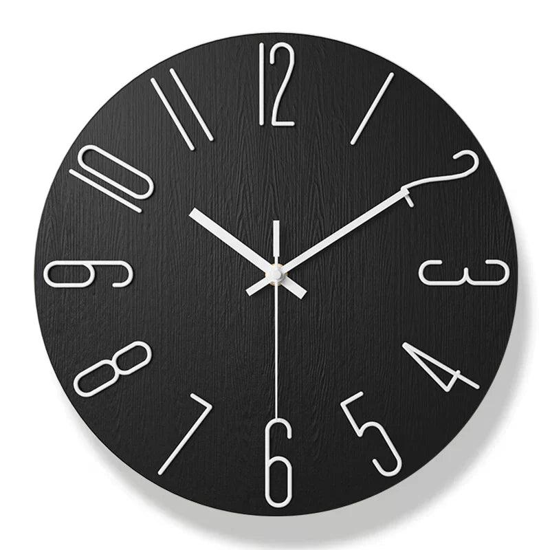 ScandiTick - Elegant Wooden Timepiece