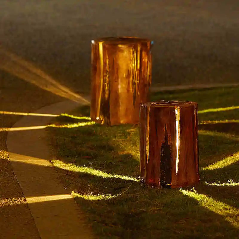 Outdoor Lamp Imitation Tree Stump Light Fixture with 50,000-Hour Lifespan